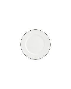 Plate 27cm black rim Bistro