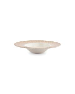 Assiette creuse 29/15,5cH6cm beige Telha