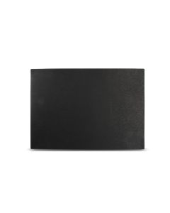 Placemat 43x30cm leather look black Layer