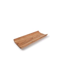 Serving board 35x14cm rounded rim acacia Palla