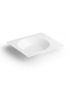 Assiette creuse 27,5x25xH4,5cm white Verso