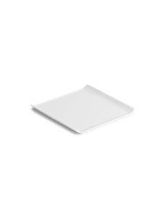 Assiette plate 20x20cm white Verso