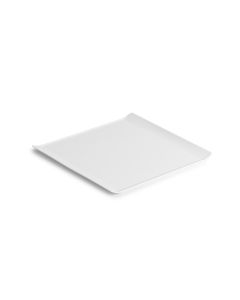 Assiette plate 24x24cm white Verso