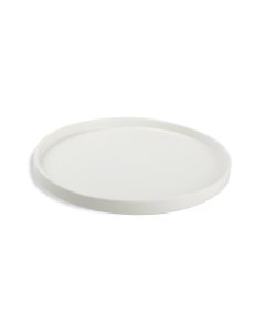 Assiette plate 24xH2cm white Verso