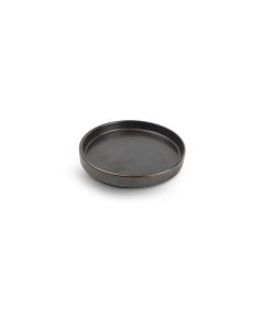 Assiette plate 14,5xH2cm black Verso