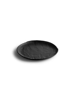 Assiette plate 21cm black Livelli