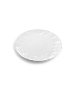 Plate 21cm white Facet