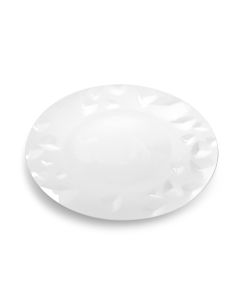 Plat bord 28cm white Facet