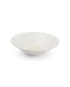 Bowl 20,5xH6,5cm white Floret