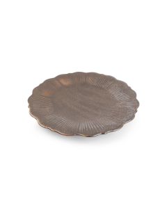 Plate 29cm bronze Floret