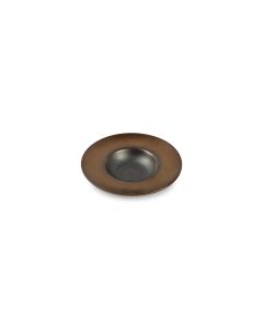 Diep bord 20/10xH4,5cm golden Ostra