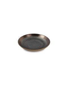 Deep plate 25xH5,5cm golden Ostra