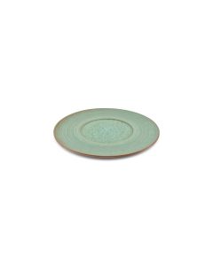 Plat bord 27cm groen Terra