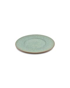 Plat bord 30cm groen Terra