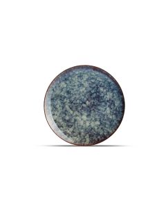 Teller flach 26cm blau Hazy