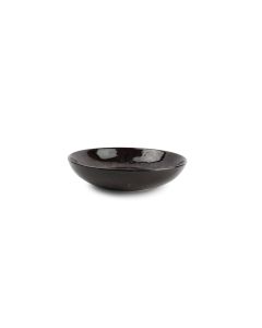 Deep plate 19xH4cm black Hazy