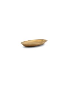 Serveerschaal 30x18,5xH2,5cm antique goud Serve
