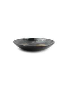 Decorative dish 40xH6,5cm black Cosmo