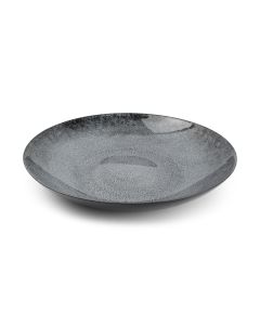 Decorative dish 40xH6,2cm glass midnight Cosmo