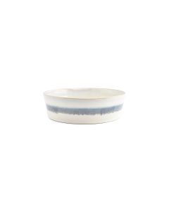 Bowl 23xH6,5cm blue Stripes