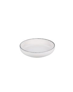 Schüssel 22xH5cm black rim Fade