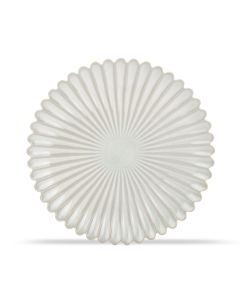 Assiette plate 25cm nuance white Lotus