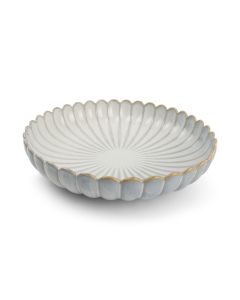 Assiette creuse 24xH5cm nuance white Lotus