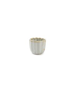 Eierbecher 4,5xH4cm nuance white Lotus