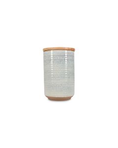 Canister 12,5xH20cm beige Cameo