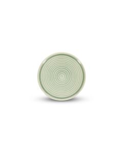 Assiette plate 21,5cm vert Cameo