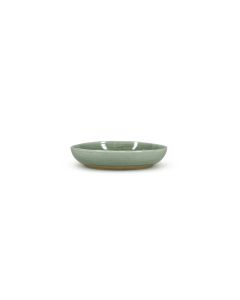 Plat à servir 28xH6cm vert Cameo