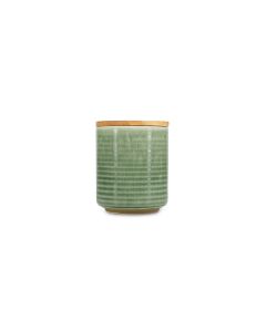 Bocal 12,5xH15,5cm vert Cameo