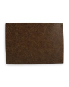 Placemat 43x30 leather look brown vague Tabletop