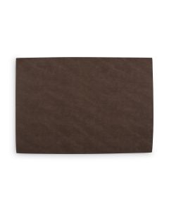 Placemat 43x30 leather look brown cross Dinner