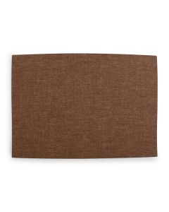 Platzset 43x30cm cognac fabric look Dinner