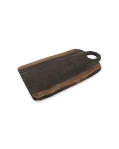 Serving board 40x21,5xH1,5cm wood black Chop