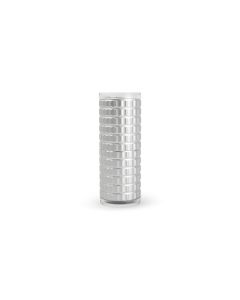 Pepper/salt grinder H12,5cm ribbed silver Savor