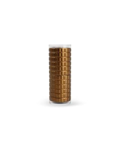 Pepper/salt grinder H12,5cm ribbed rose gold Savor