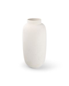 Vase 23,5xH49,5cm weiß Bullet