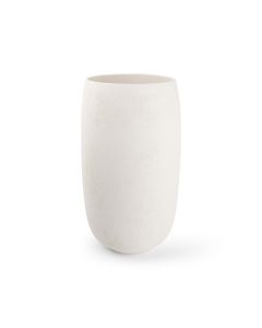 Vase 24xH42cm white Bullet