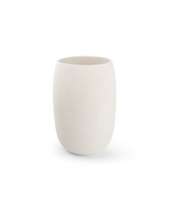 Vase 20xH30cm blanc Bullet