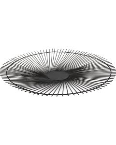 Draadmand 53xH5cm zwart twisted Iris