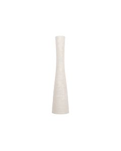 Vase 9xH40,5cm organic white Cone