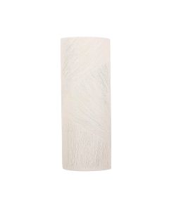 Vase 13,5x9,5xH35,5cm oval beige Vico
