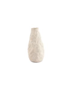 Vase 17xH33,5cm beige Cave