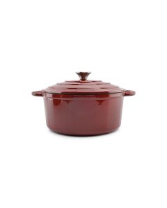 Kookpot 26cm gietijzer rood Ferno