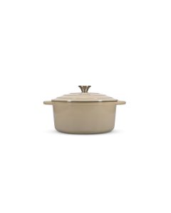 Cooking pot 26cm cast iron beige Ferno