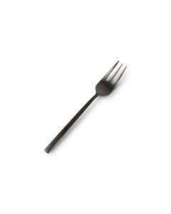 Cake fork matte black Terno - set/6