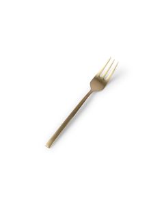 Cake fork matte gold Terno - set/6