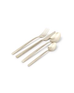 Cutlery set 16 pieces matte gold Terno